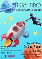 Stage numérique (ado) : créations en 3D