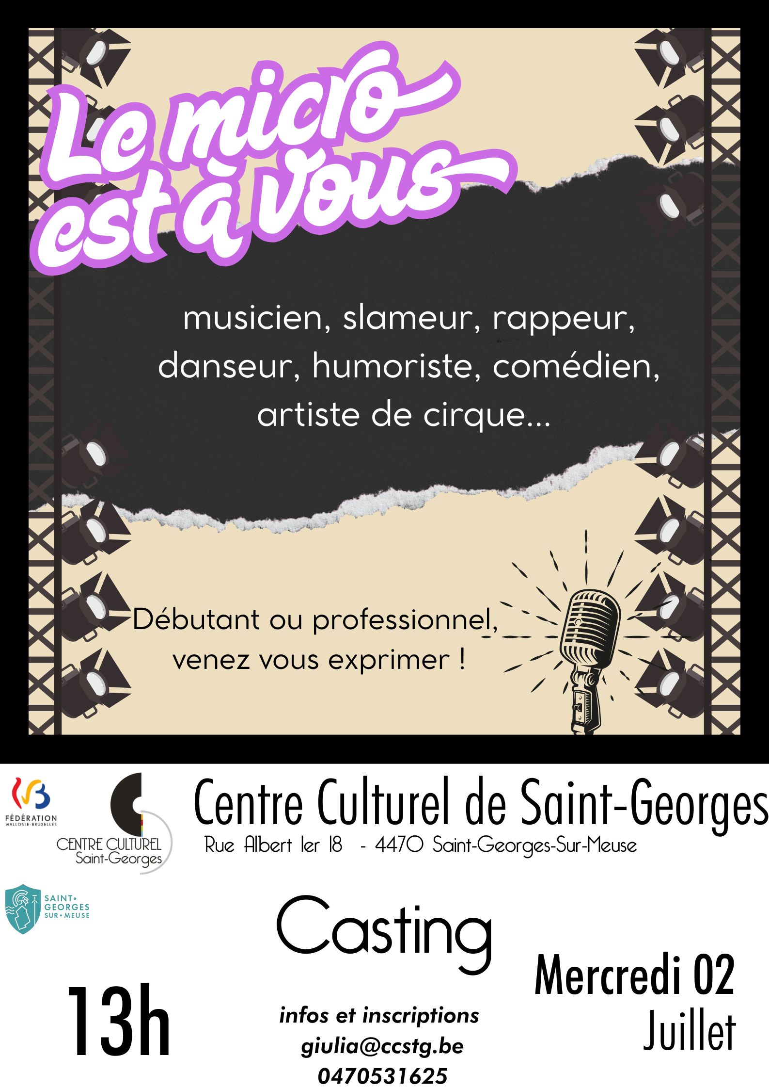 Affiche événement