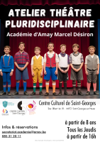 Atelier théâtre pluridisciplinaire